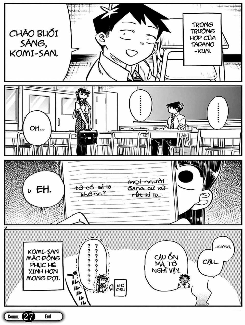 Truyện Tranh Komi Không Thể Giao Tiếp - Komi San Wa Komyusho Desu trang 5