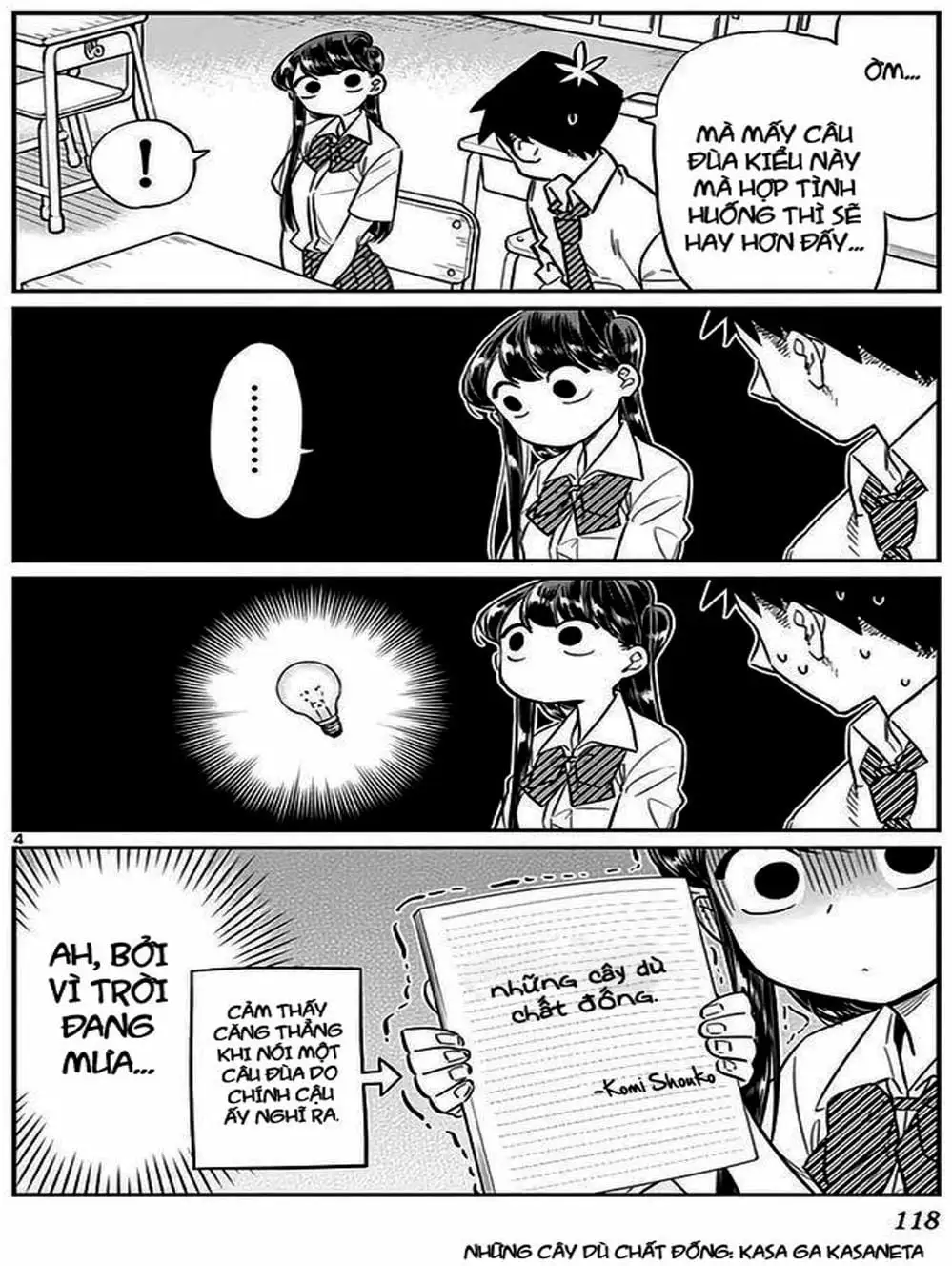 Truyện Tranh Komi Không Thể Giao Tiếp - Komi San Wa Komyusho Desu trang 5