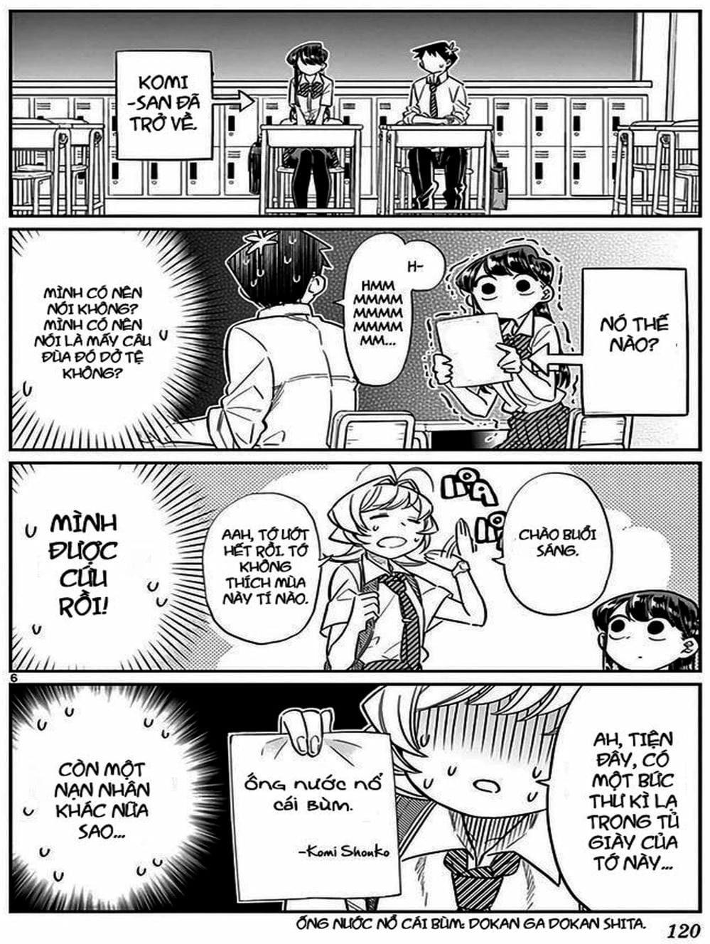 Truyện Tranh Komi Không Thể Giao Tiếp - Komi San Wa Komyusho Desu trang 5