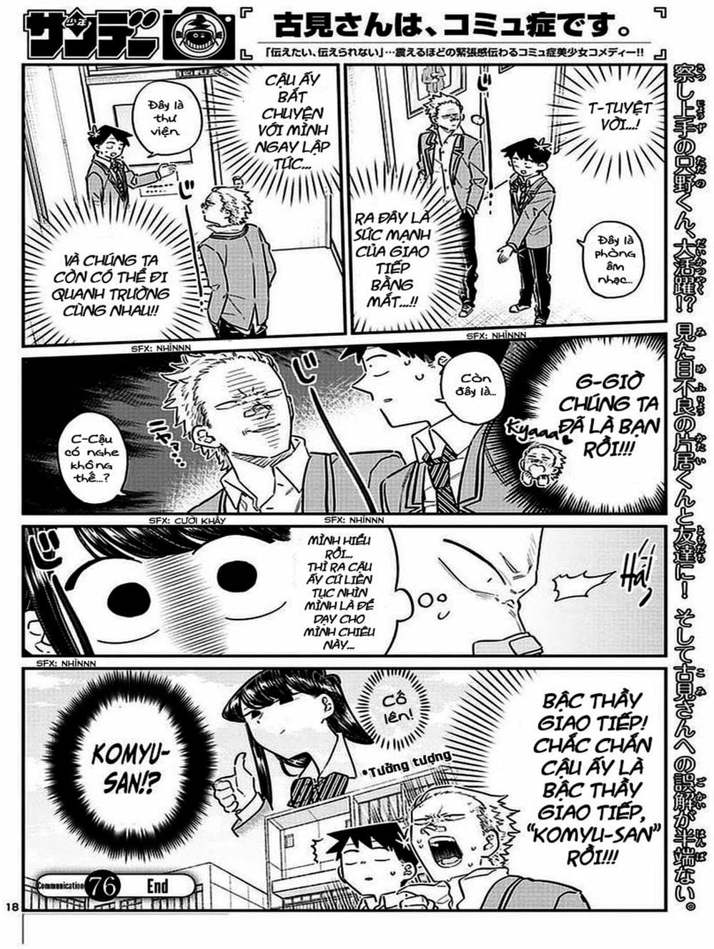 Truyện Tranh Komi Không Thể Giao Tiếp - Komi San Wa Komyusho Desu trang 5