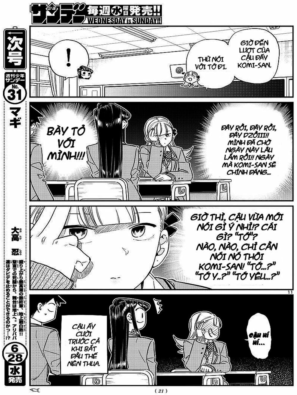 Truyện Tranh Komi Không Thể Giao Tiếp - Komi San Wa Komyusho Desu trang 5