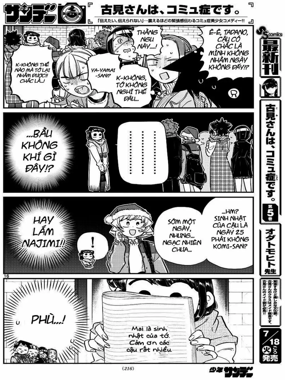 Truyện Tranh Komi Không Thể Giao Tiếp - Komi San Wa Komyusho Desu trang 5