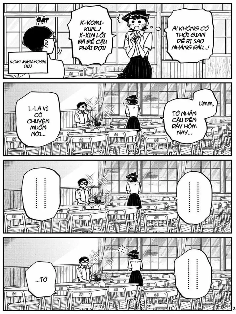 Truyện Tranh Komi Không Thể Giao Tiếp - Komi San Wa Komyusho Desu trang 5