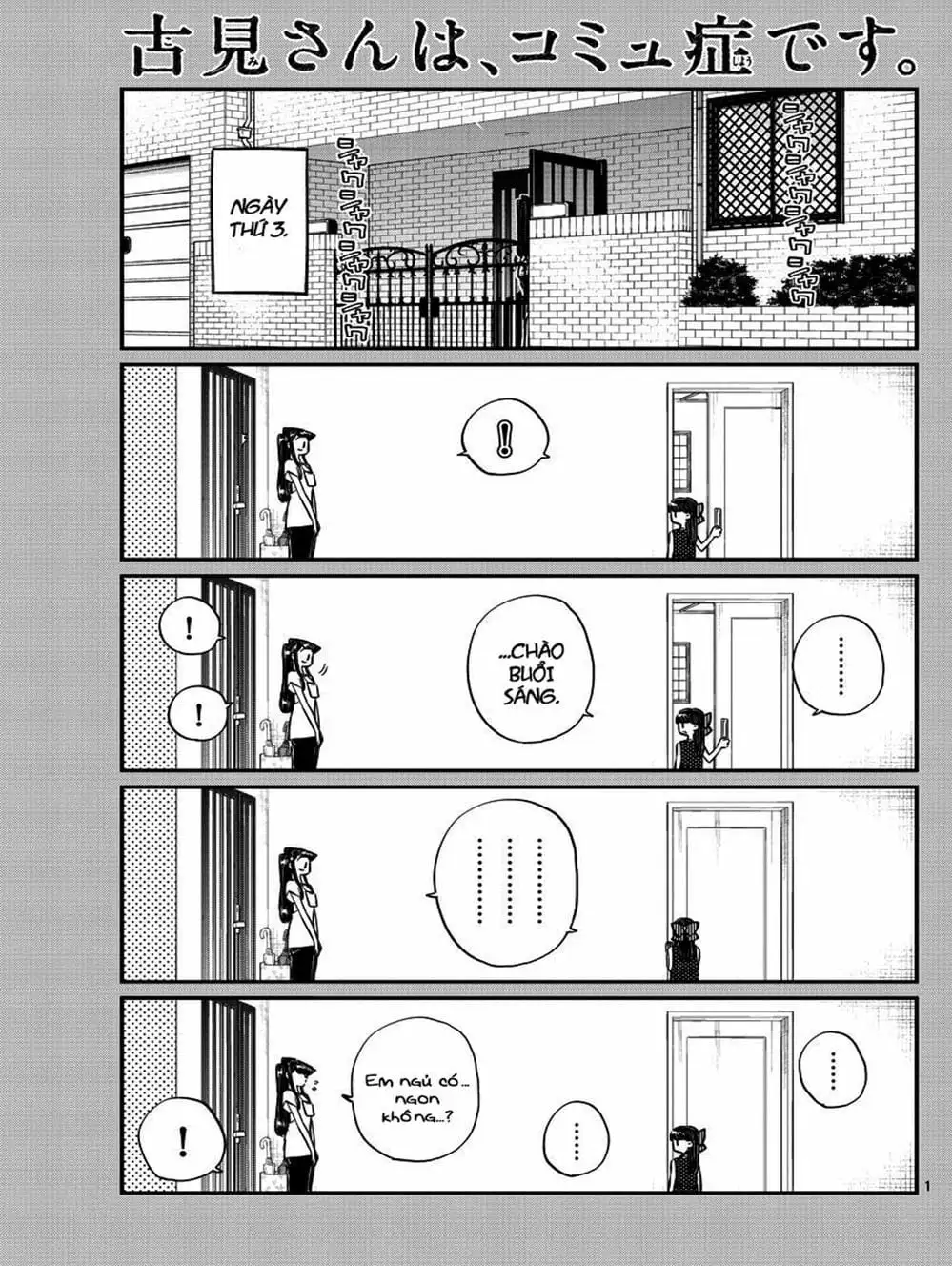 Truyện Tranh Komi Không Thể Giao Tiếp - Komi San Wa Komyusho Desu trang 5