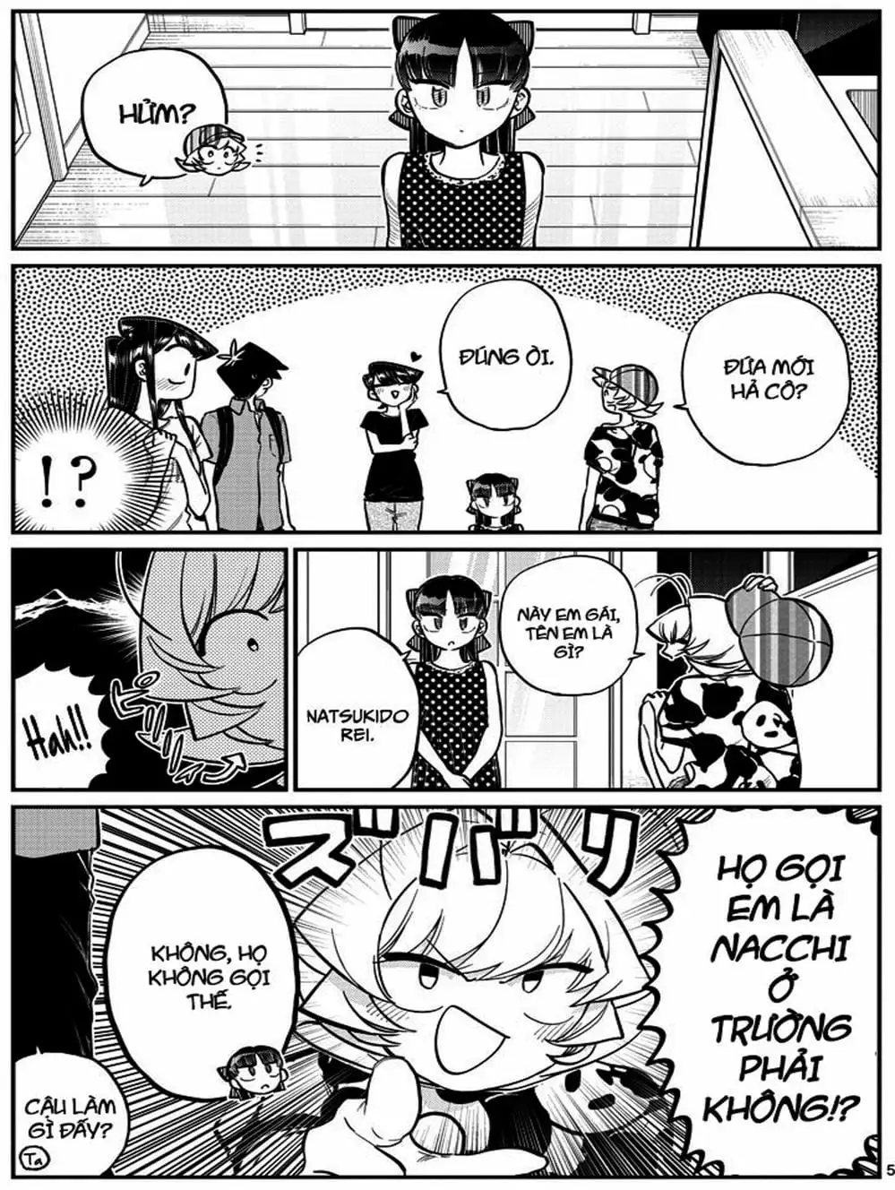 Truyện Tranh Komi Không Thể Giao Tiếp - Komi San Wa Komyusho Desu trang 5