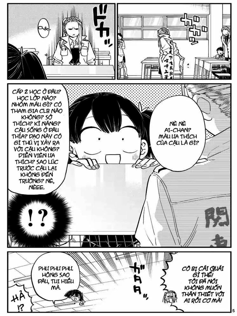 Truyện Tranh Komi Không Thể Giao Tiếp - Komi San Wa Komyusho Desu trang 5