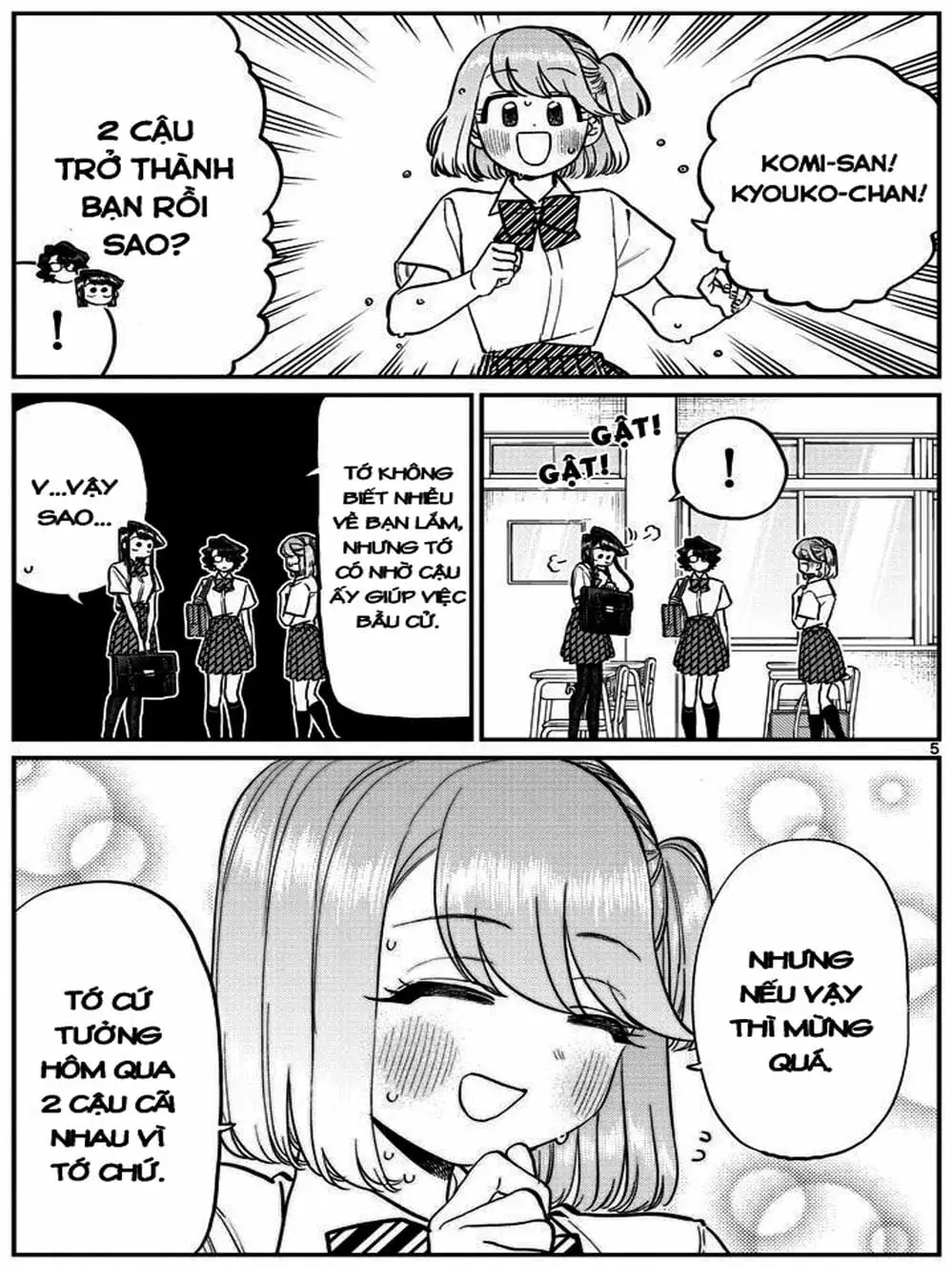 Truyện Tranh Komi Không Thể Giao Tiếp - Komi San Wa Komyusho Desu trang 5