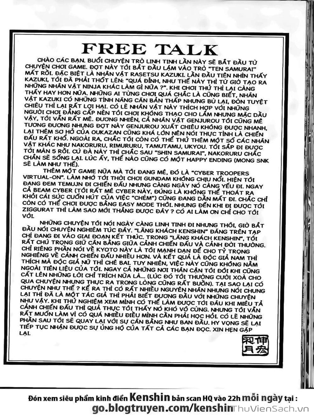 Truyện Tranh Lãng Khách Kenshin trang 5