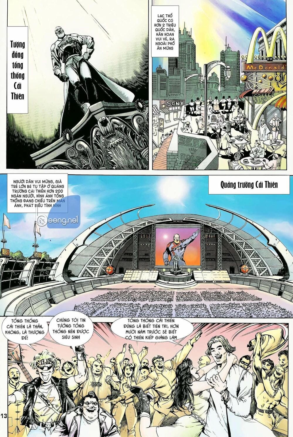 Truyện Tranh Long Hổ 5 Thế trang 8