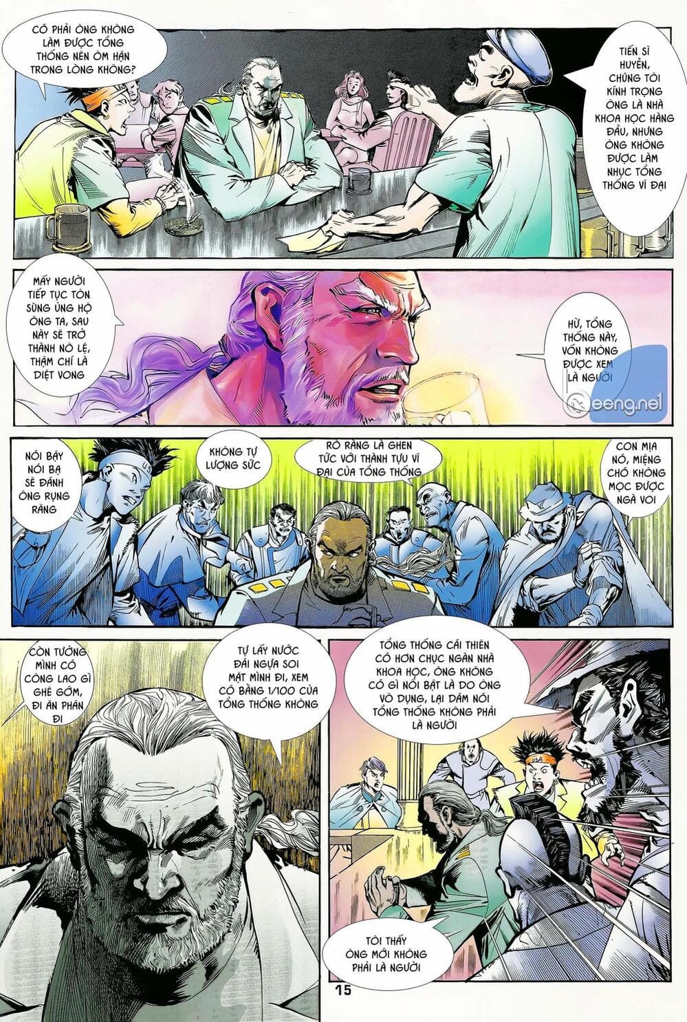 Truyện Tranh Long Hổ 5 Thế trang 8