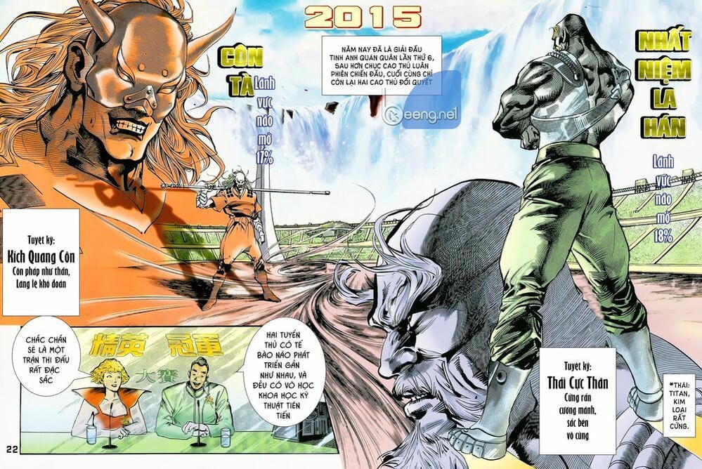 Truyện Tranh Long Hổ 5 Thế trang 8