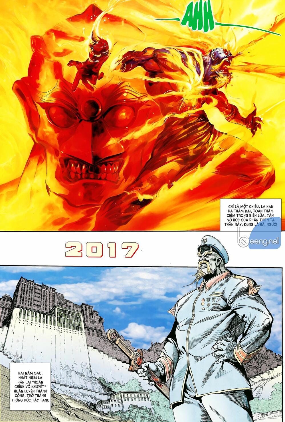 Truyện Tranh Long Hổ 5 Thế trang 8