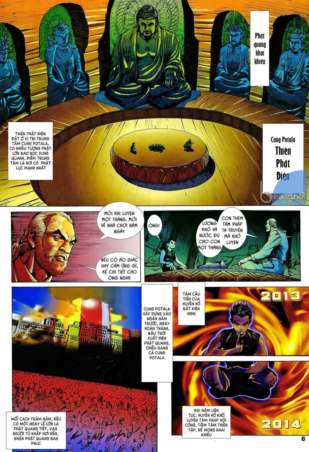 Truyện Tranh Long Hổ 5 Thế trang 8