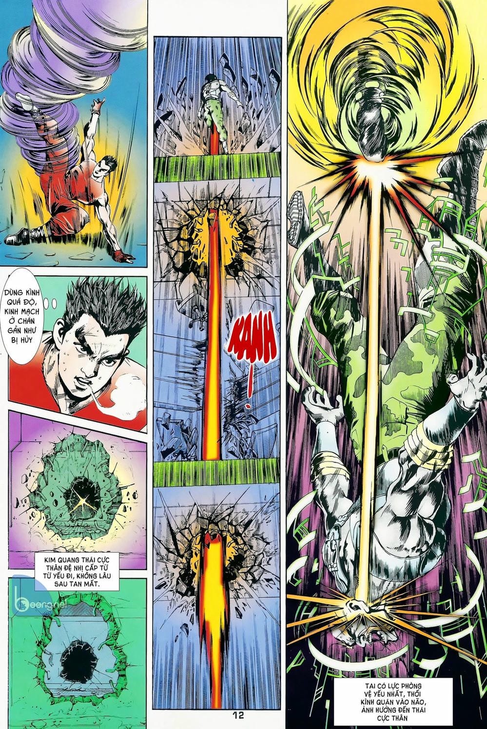 Truyện Tranh Long Hổ 5 Thế trang 8