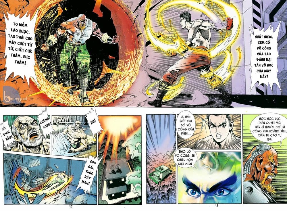 Truyện Tranh Long Hổ 5 Thế trang 8