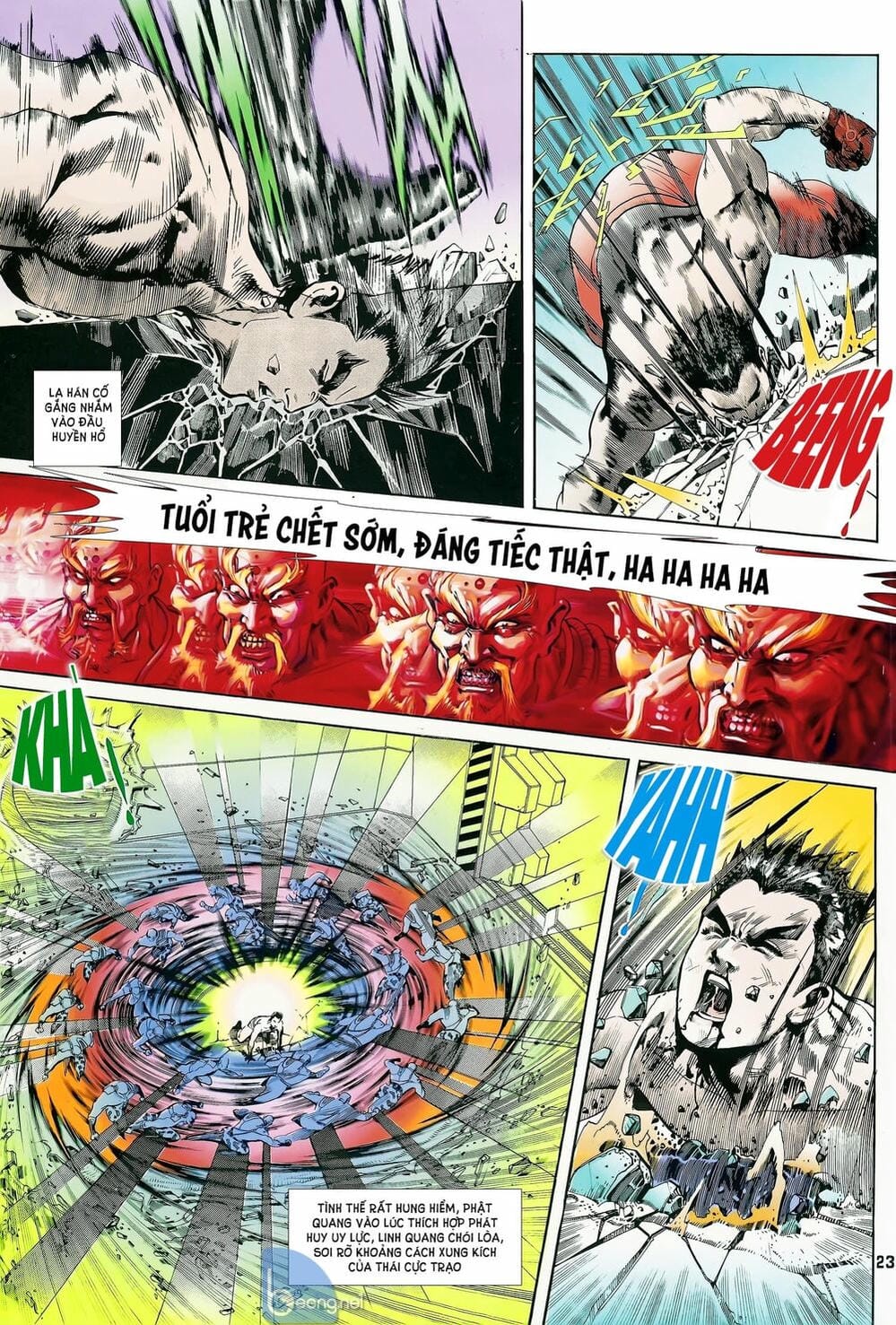 Truyện Tranh Long Hổ 5 Thế trang 8