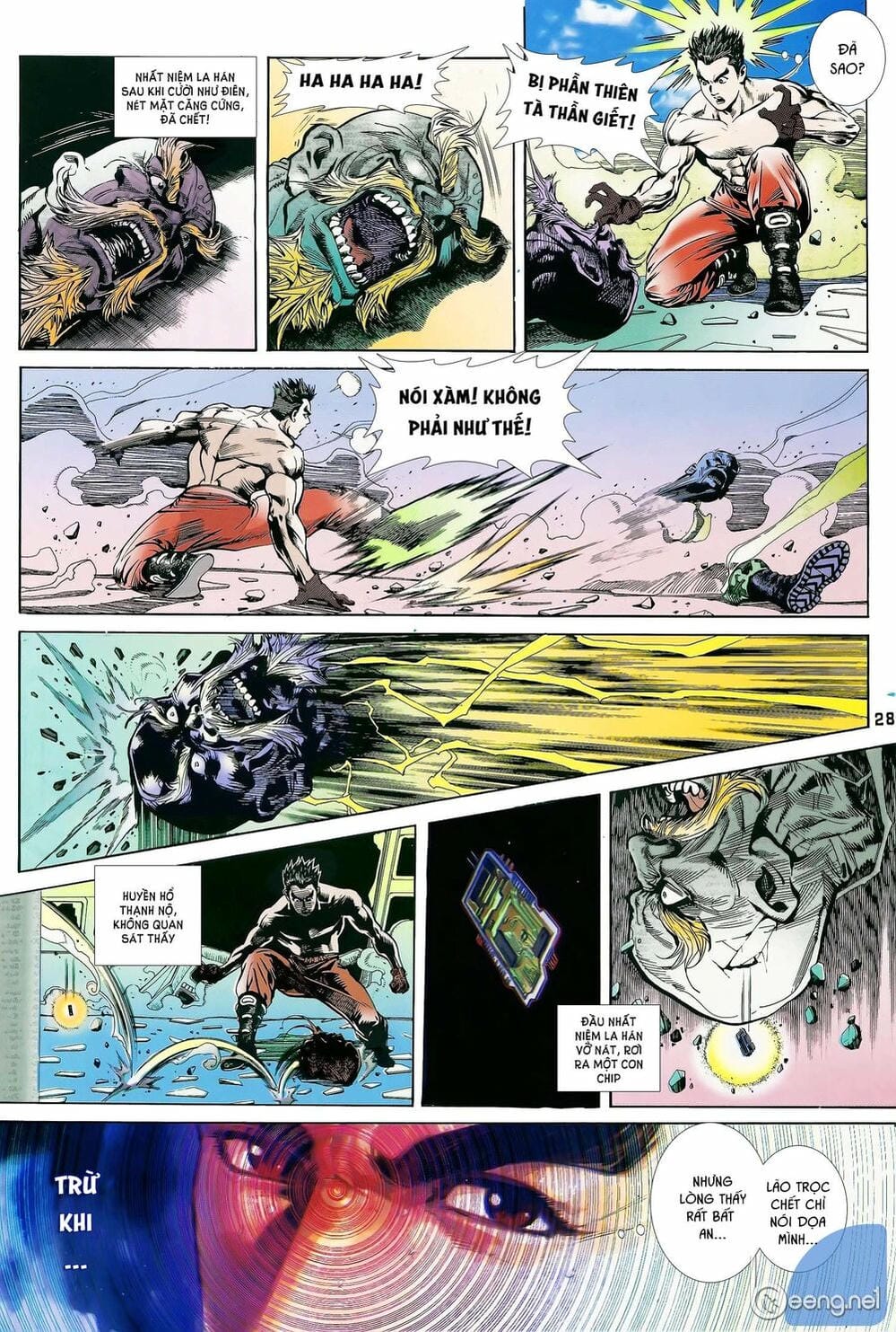 Truyện Tranh Long Hổ 5 Thế trang 8