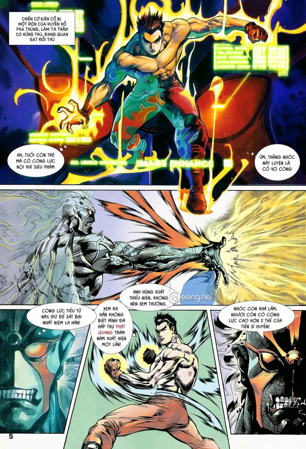 Truyện Tranh Long Hổ 5 Thế trang 8