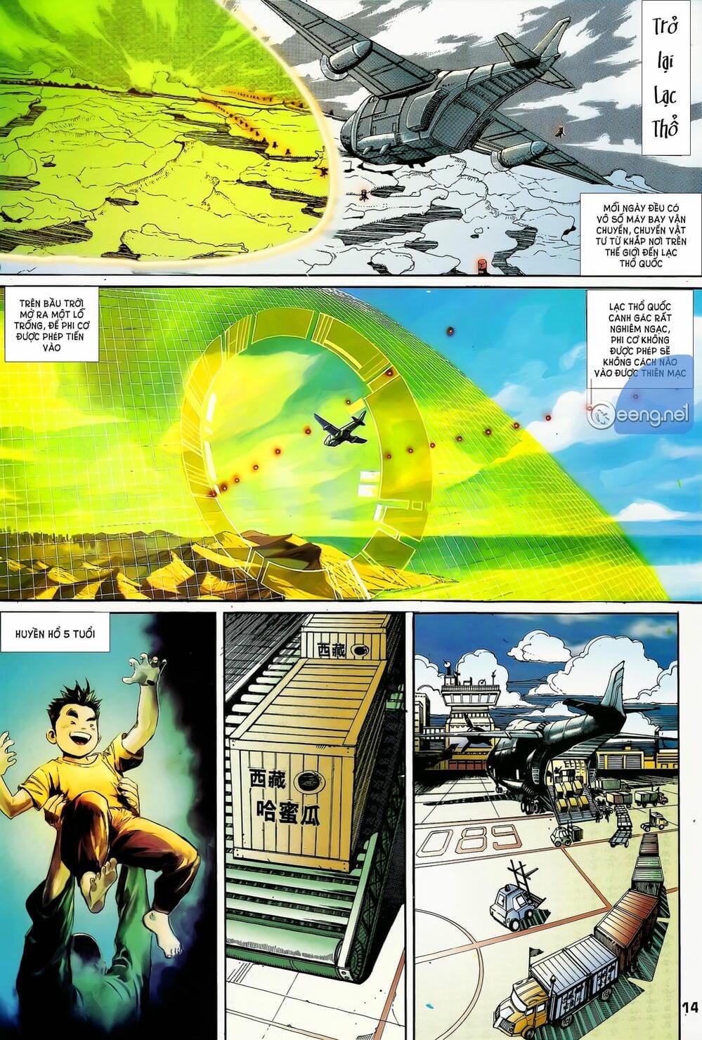 Truyện Tranh Long Hổ 5 Thế trang 8