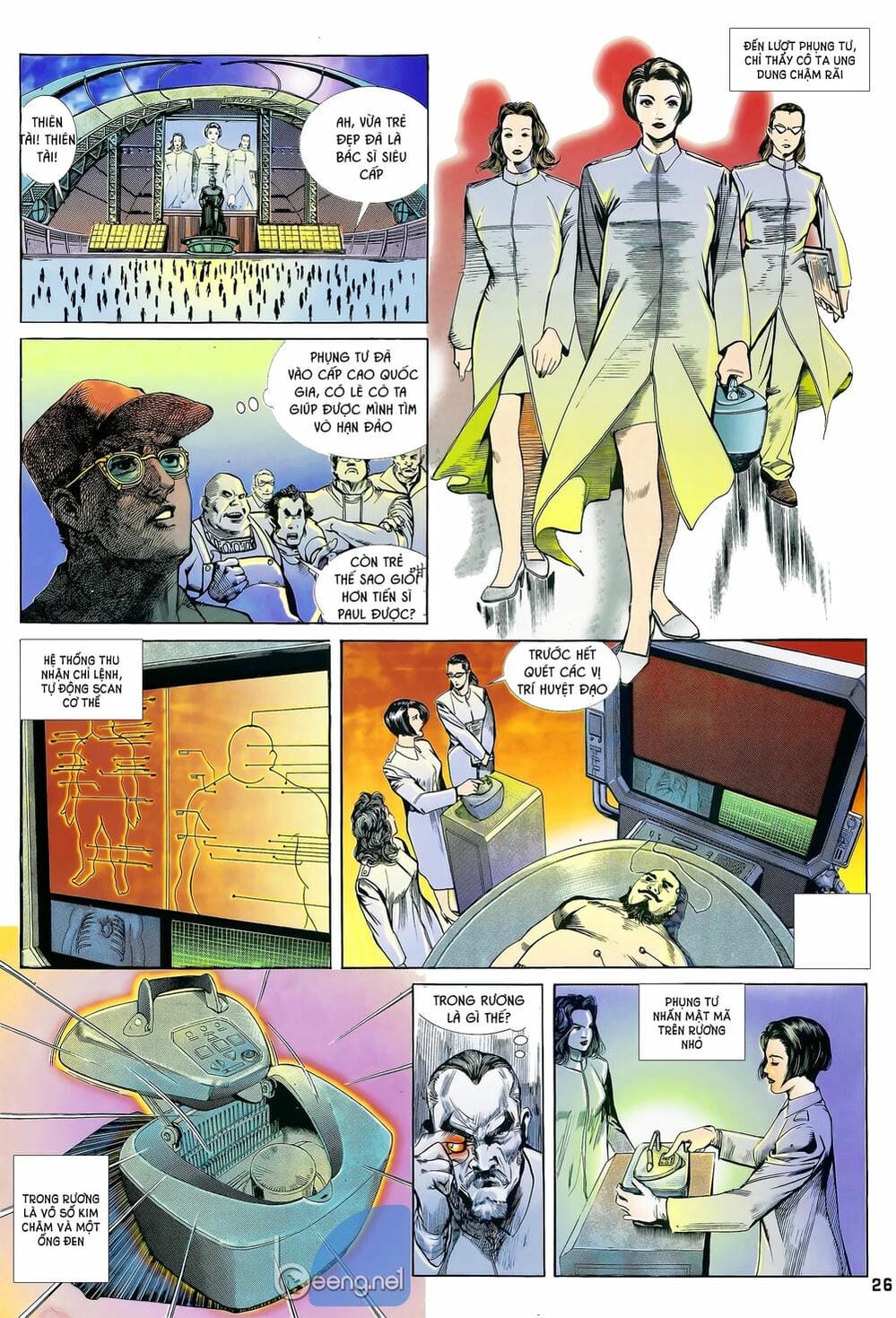 Truyện Tranh Long Hổ 5 Thế trang 8