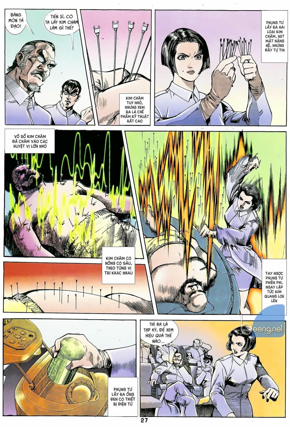 Truyện Tranh Long Hổ 5 Thế trang 8