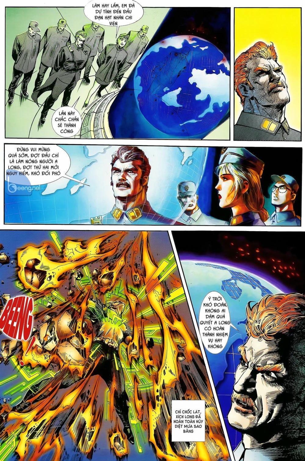 Truyện Tranh Long Hổ 5 Thế trang 8