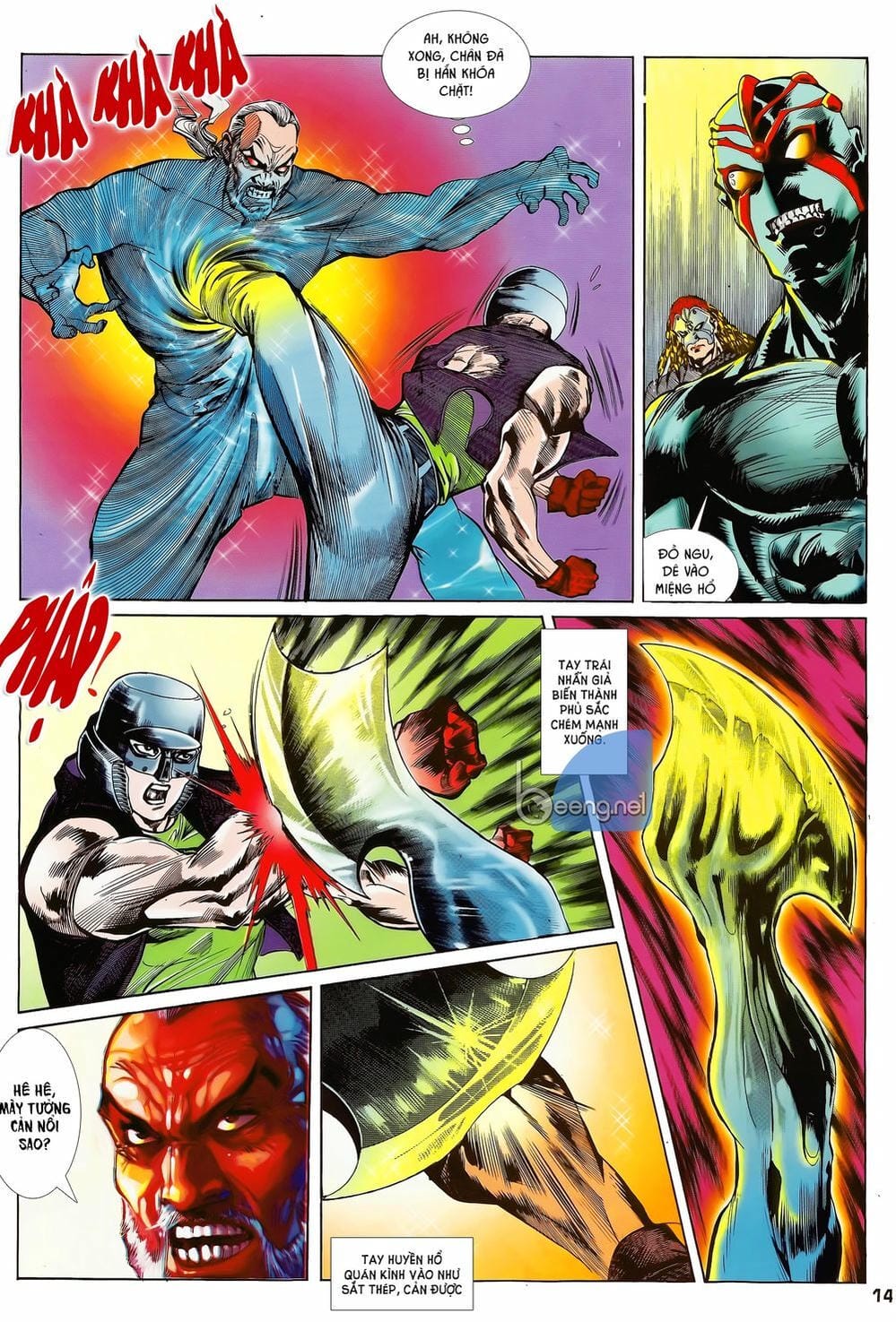 Truyện Tranh Long Hổ 5 Thế trang 8