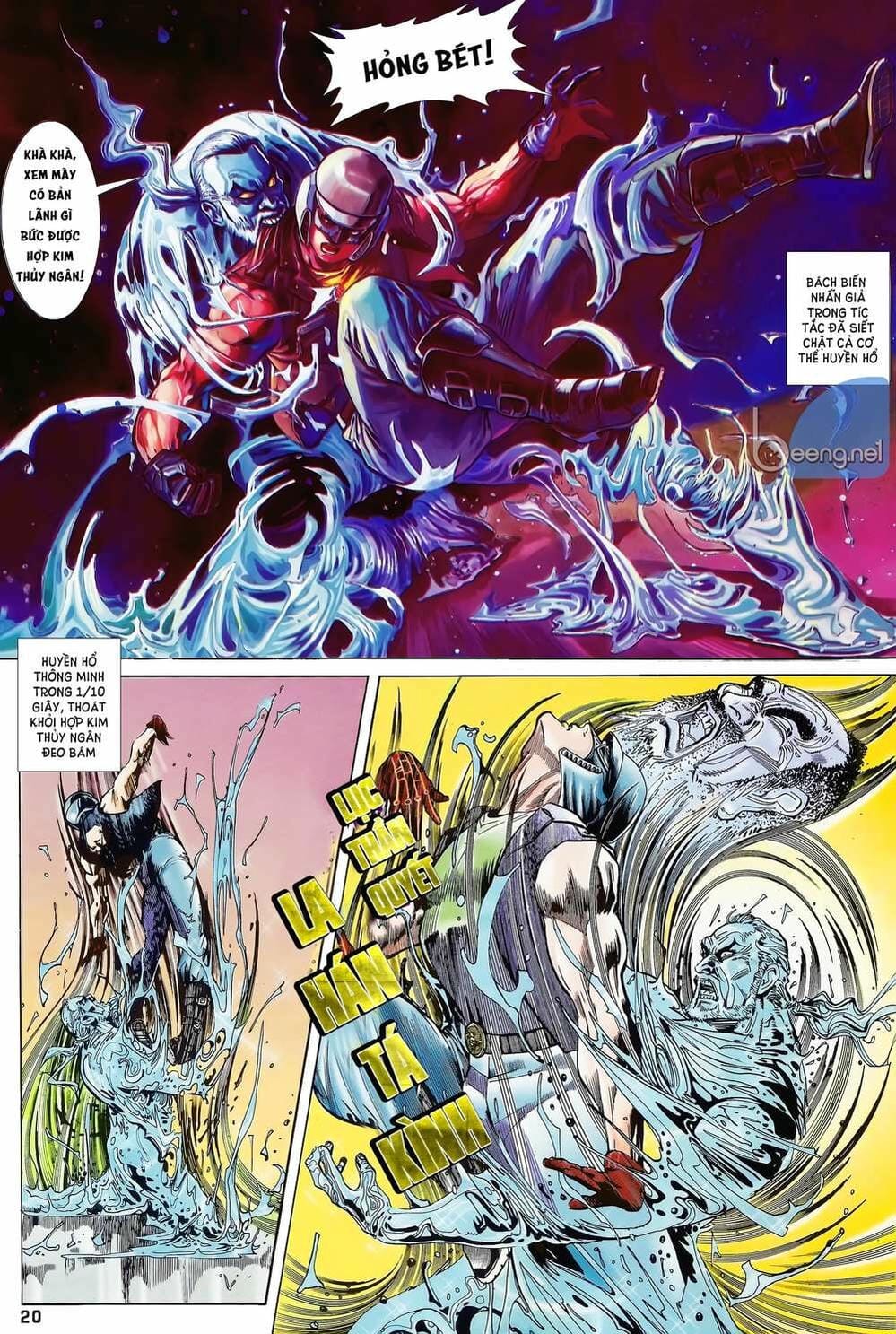 Truyện Tranh Long Hổ 5 Thế trang 8