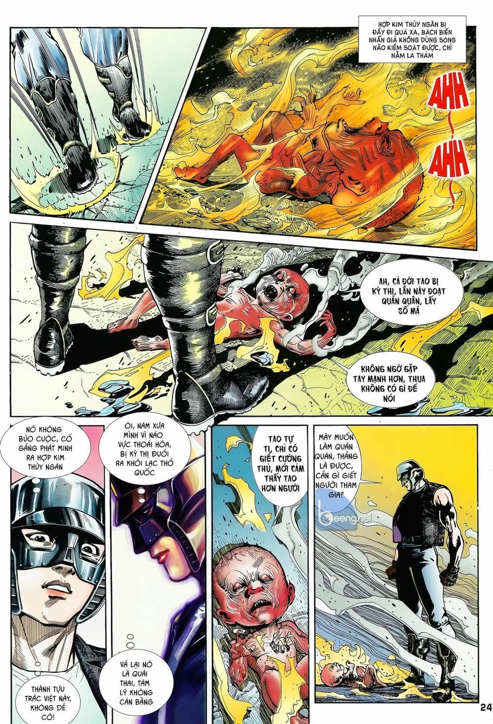 Truyện Tranh Long Hổ 5 Thế trang 8