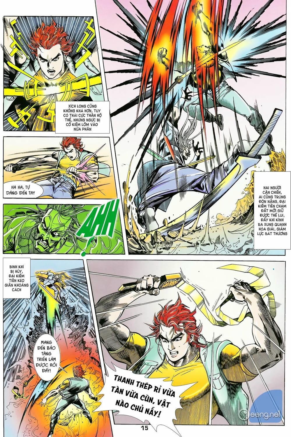 Truyện Tranh Long Hổ 5 Thế trang 8