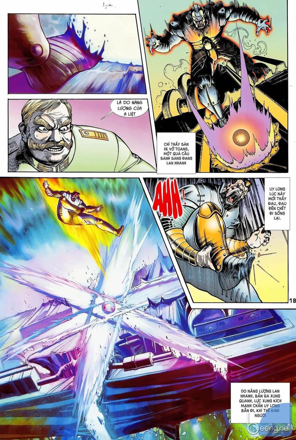 Truyện Tranh Long Hổ 5 Thế trang 8