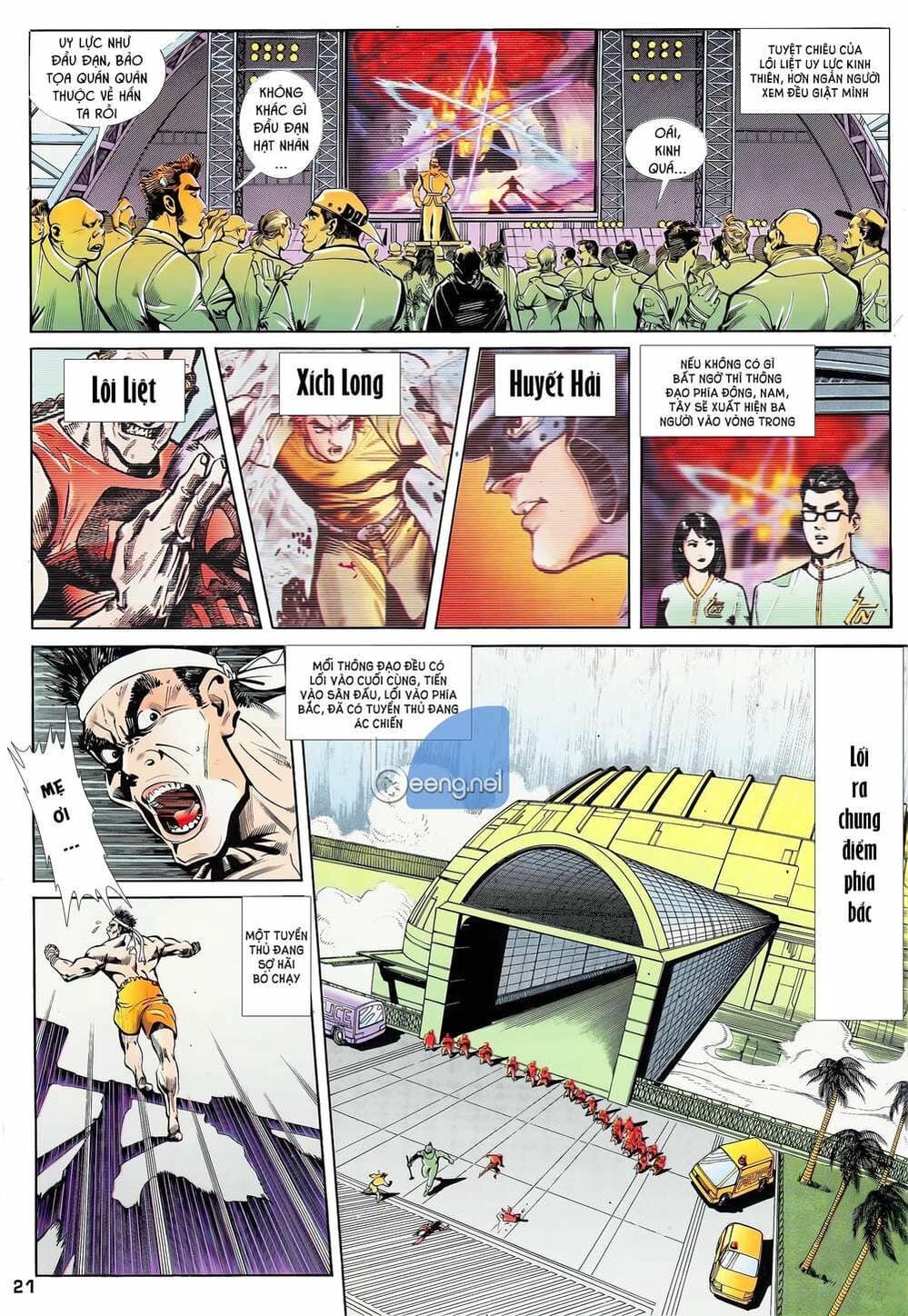 Truyện Tranh Long Hổ 5 Thế trang 8