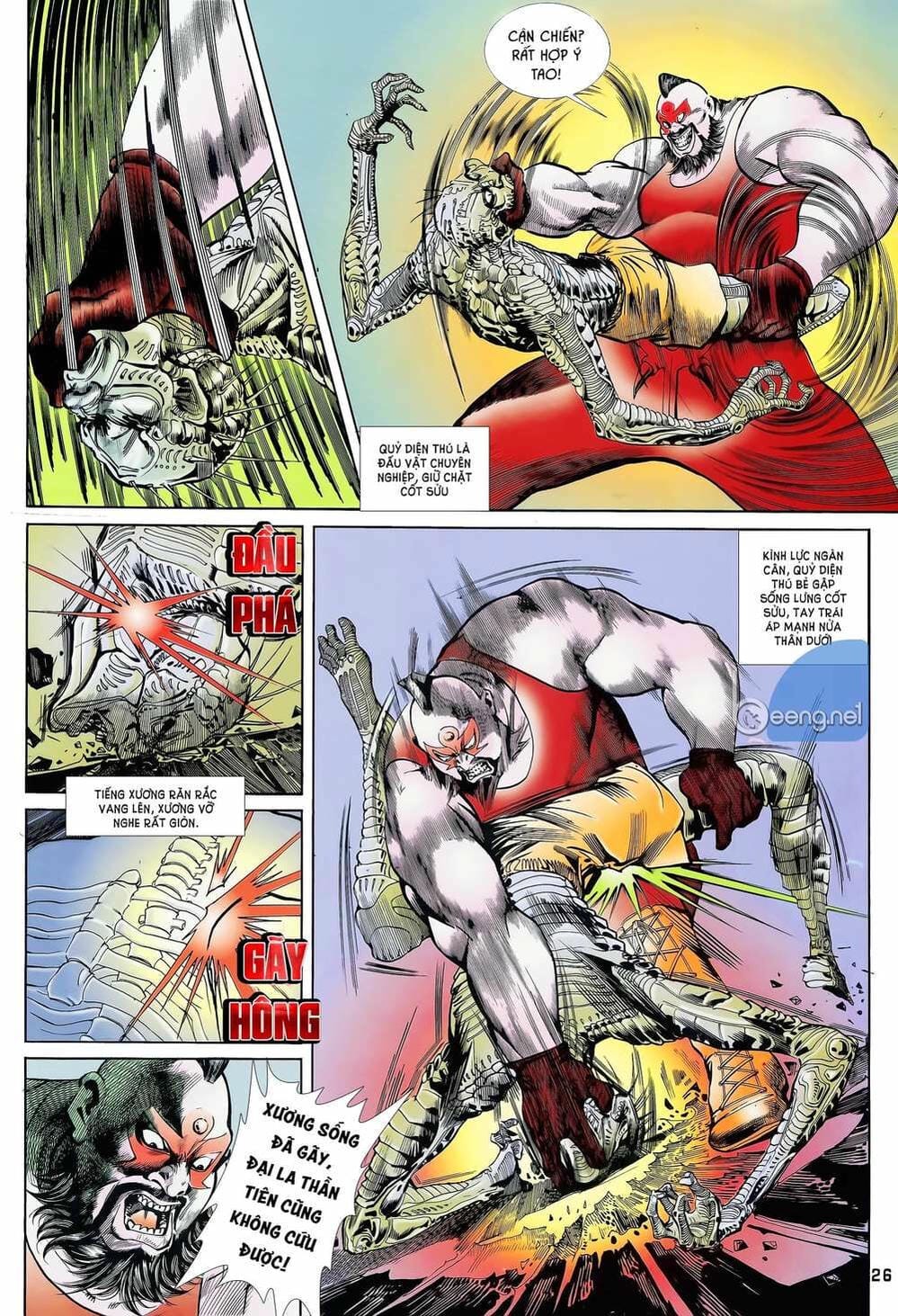 Truyện Tranh Long Hổ 5 Thế trang 8