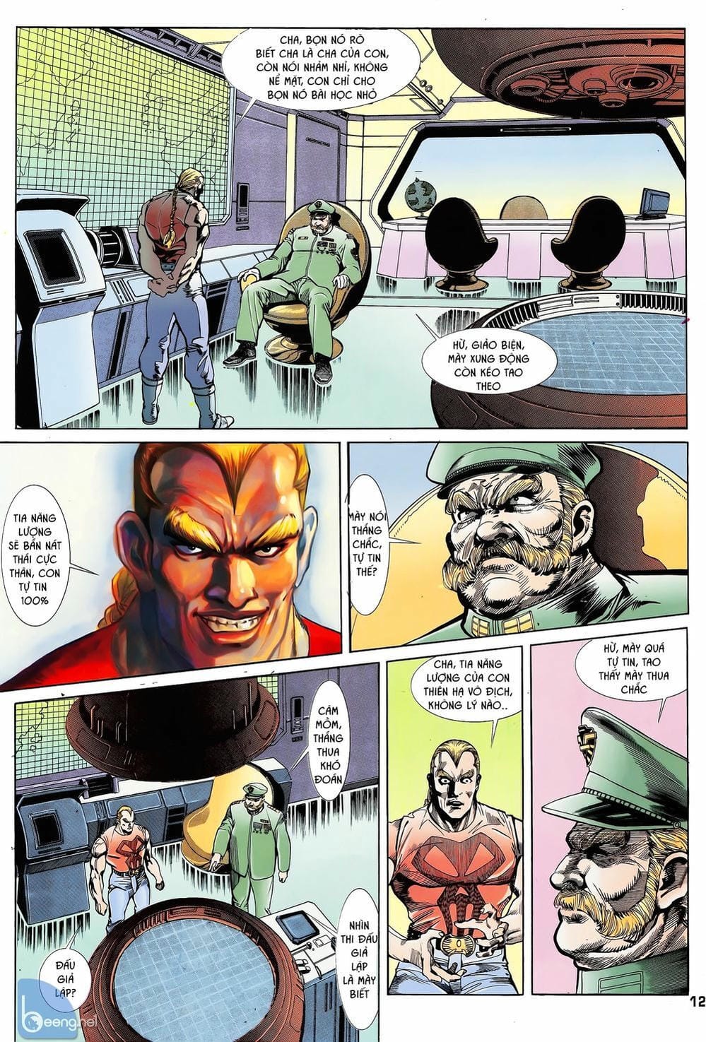 Truyện Tranh Long Hổ 5 Thế trang 8