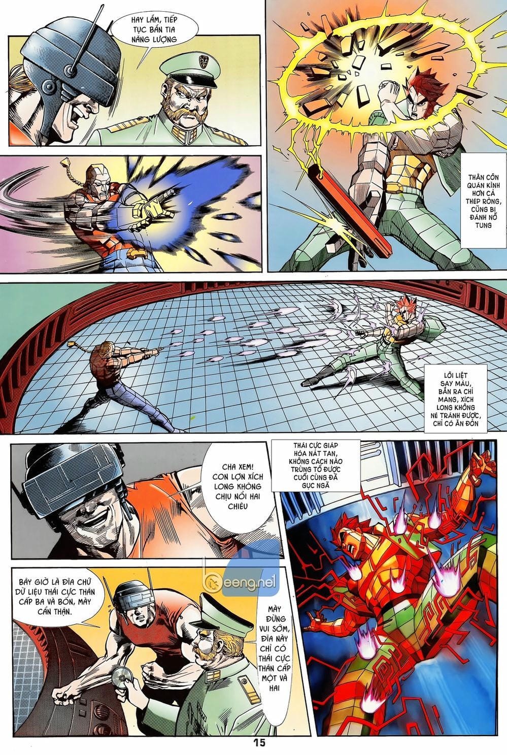 Truyện Tranh Long Hổ 5 Thế trang 8
