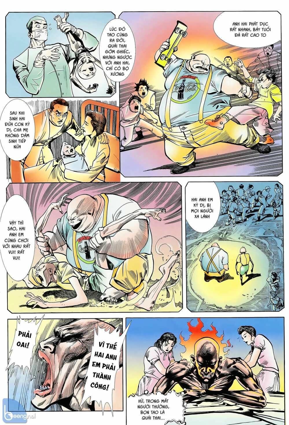 Truyện Tranh Long Hổ 5 Thế trang 8