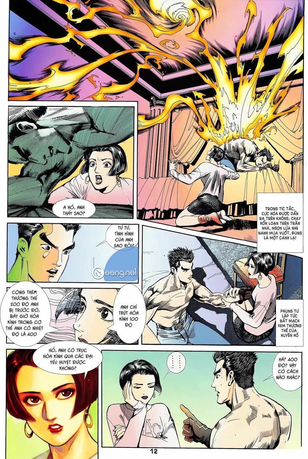 Truyện Tranh Long Hổ 5 Thế trang 8