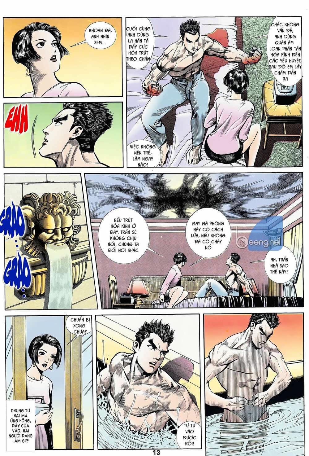 Truyện Tranh Long Hổ 5 Thế trang 8