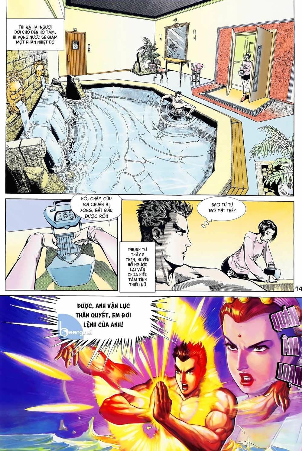 Truyện Tranh Long Hổ 5 Thế trang 8