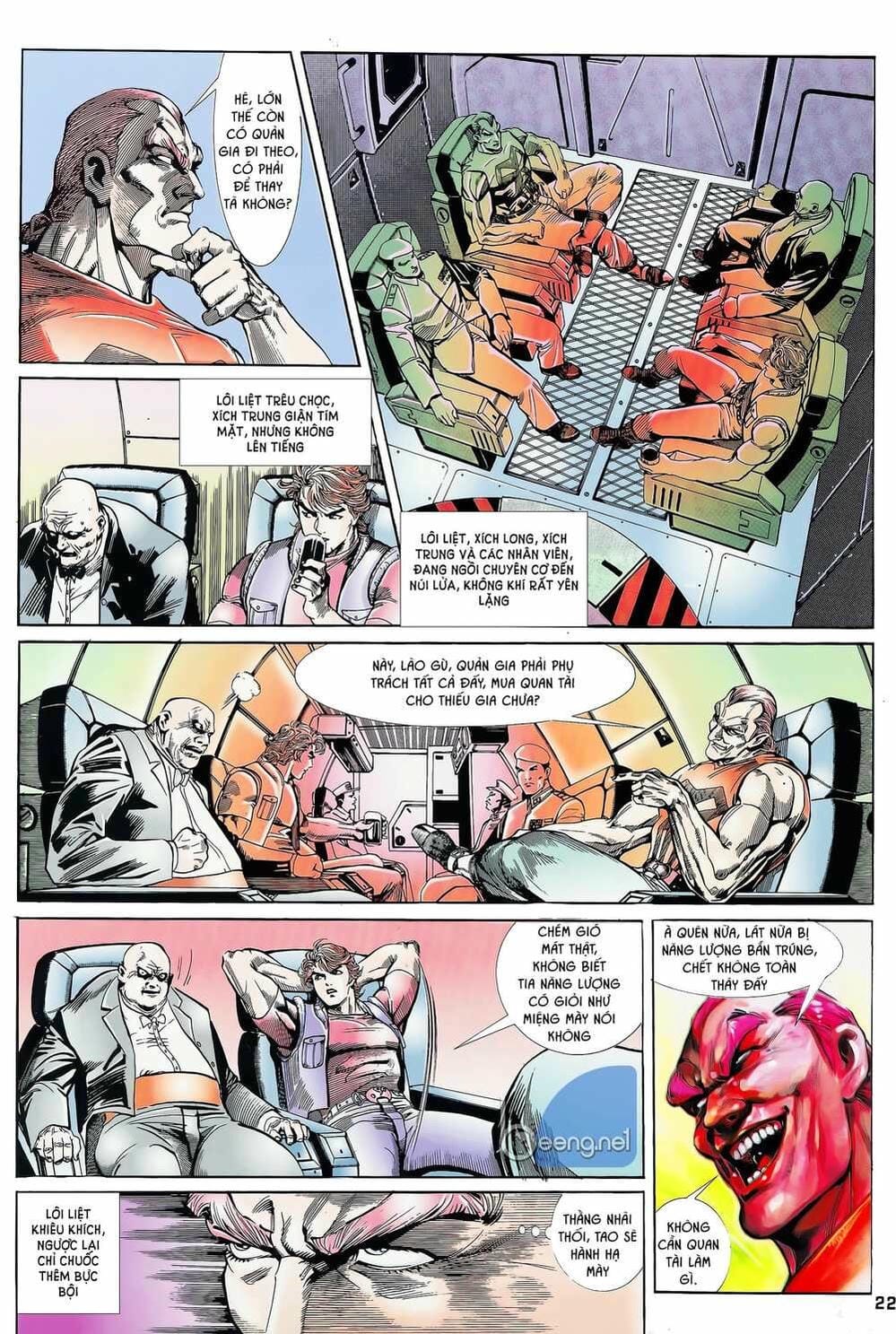 Truyện Tranh Long Hổ 5 Thế trang 8