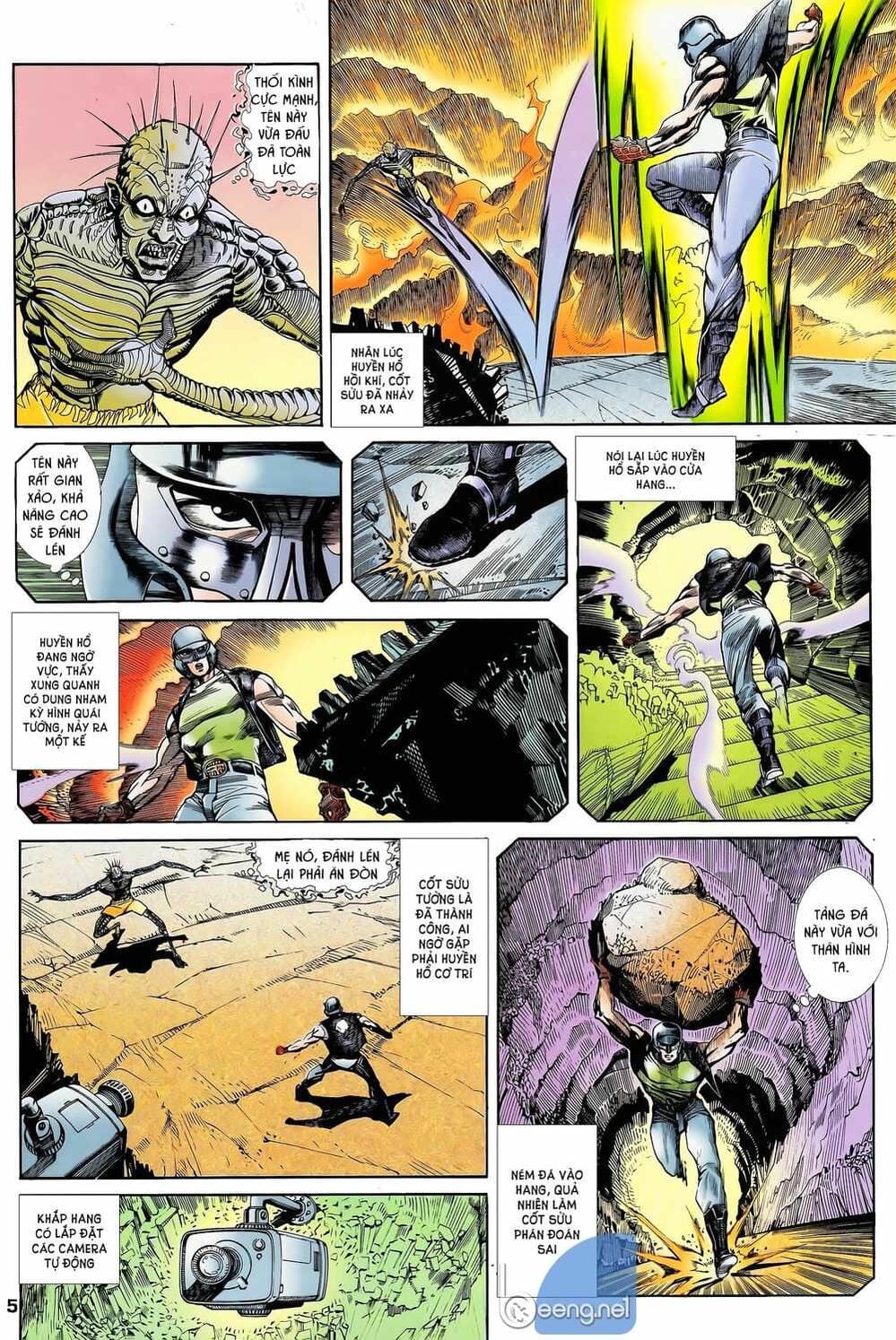 Truyện Tranh Long Hổ 5 Thế trang 8