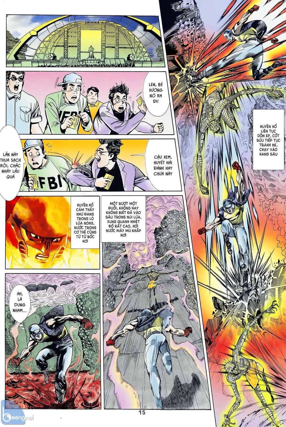 Truyện Tranh Long Hổ 5 Thế trang 8