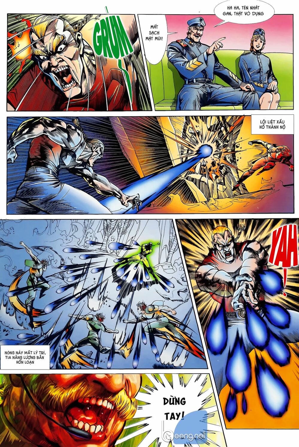 Truyện Tranh Long Hổ 5 Thế trang 8