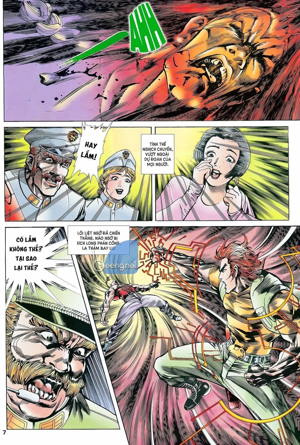 Truyện Tranh Long Hổ 5 Thế trang 8