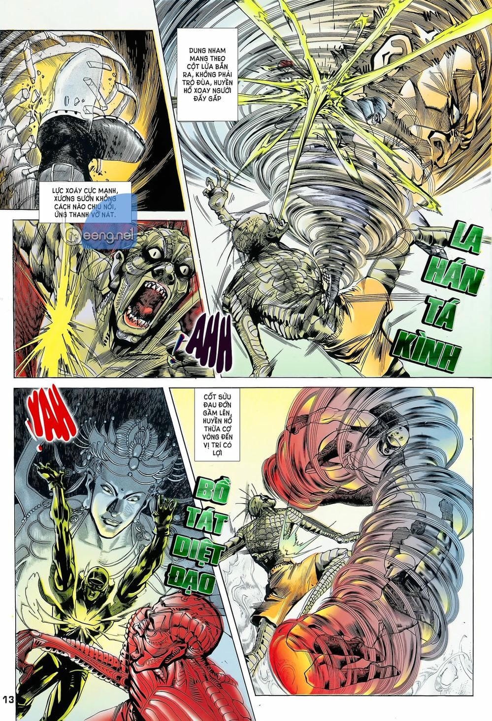 Truyện Tranh Long Hổ 5 Thế trang 8