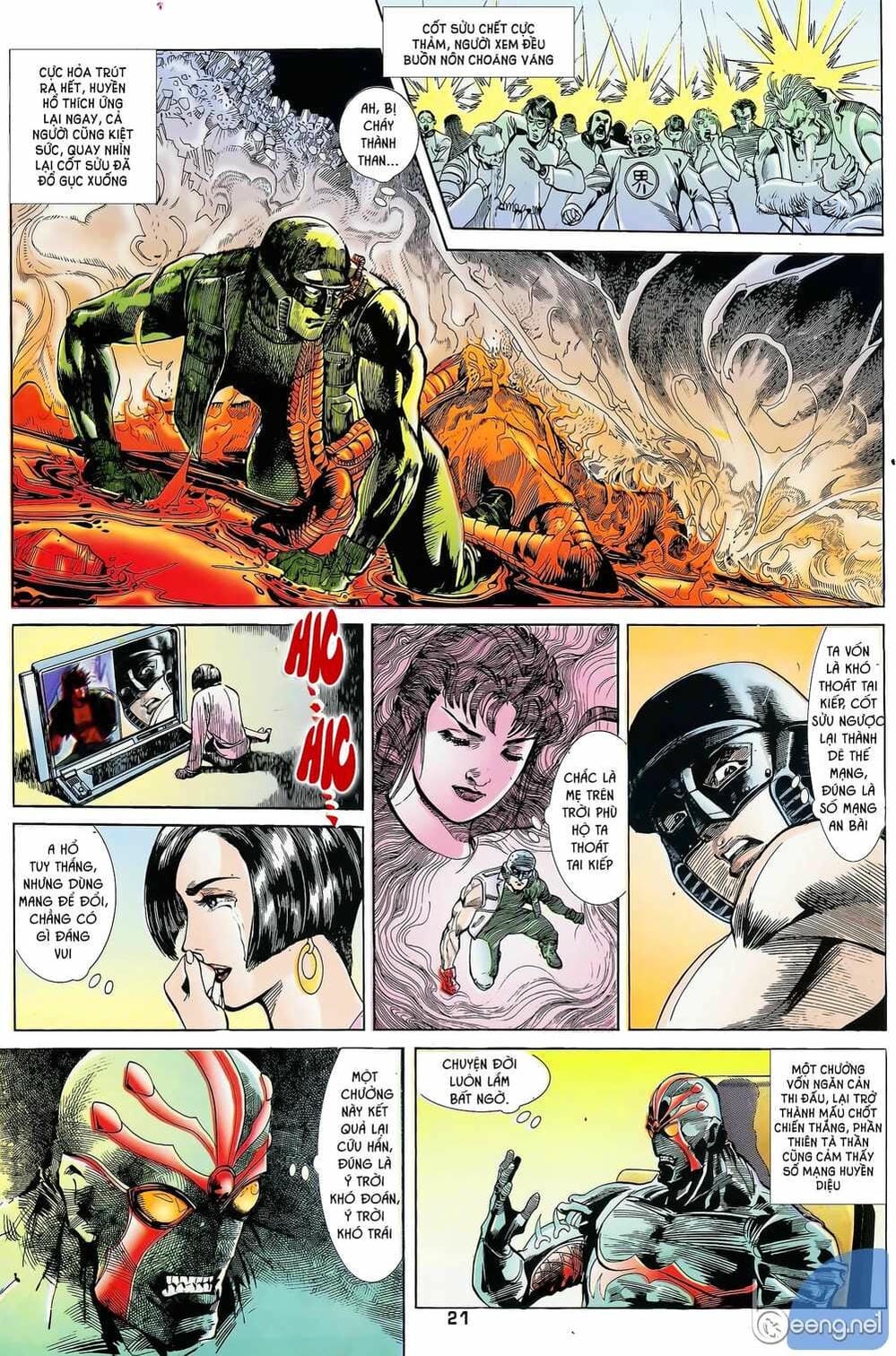 Truyện Tranh Long Hổ 5 Thế trang 8