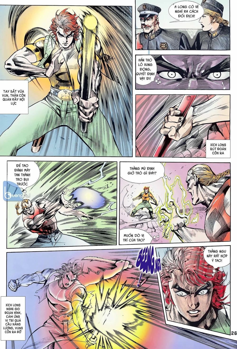Truyện Tranh Long Hổ 5 Thế trang 8