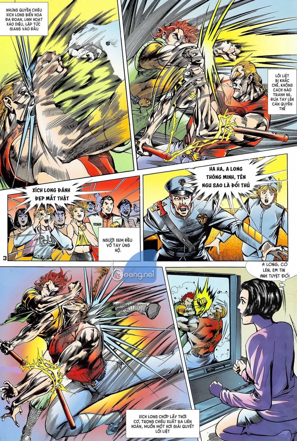 Truyện Tranh Long Hổ 5 Thế trang 8