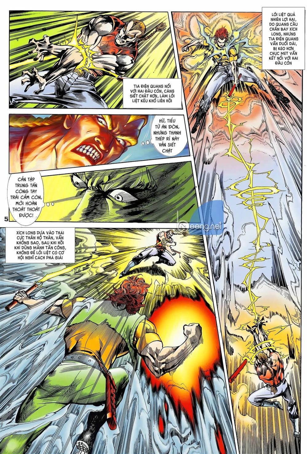 Truyện Tranh Long Hổ 5 Thế trang 8