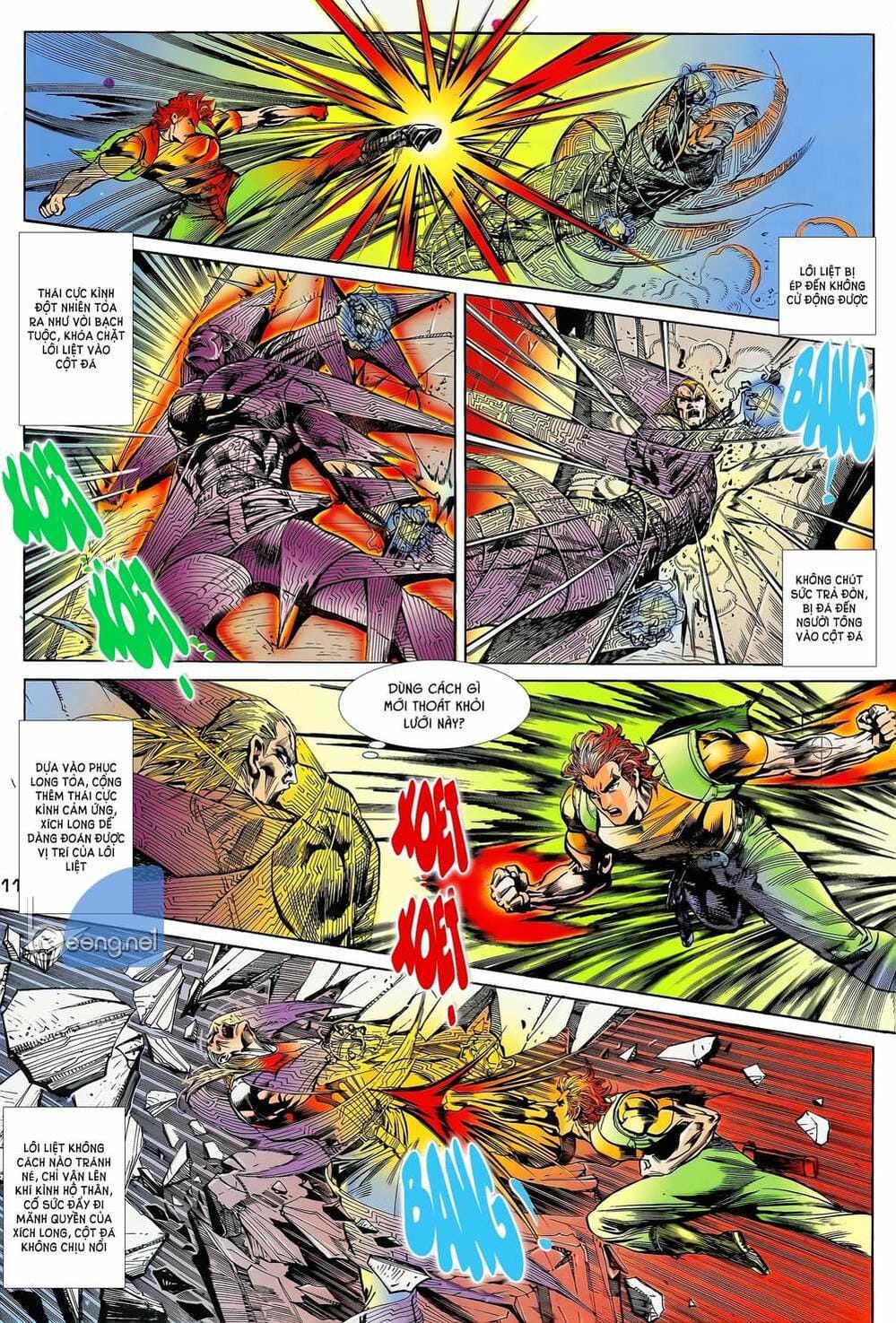 Truyện Tranh Long Hổ 5 Thế trang 8